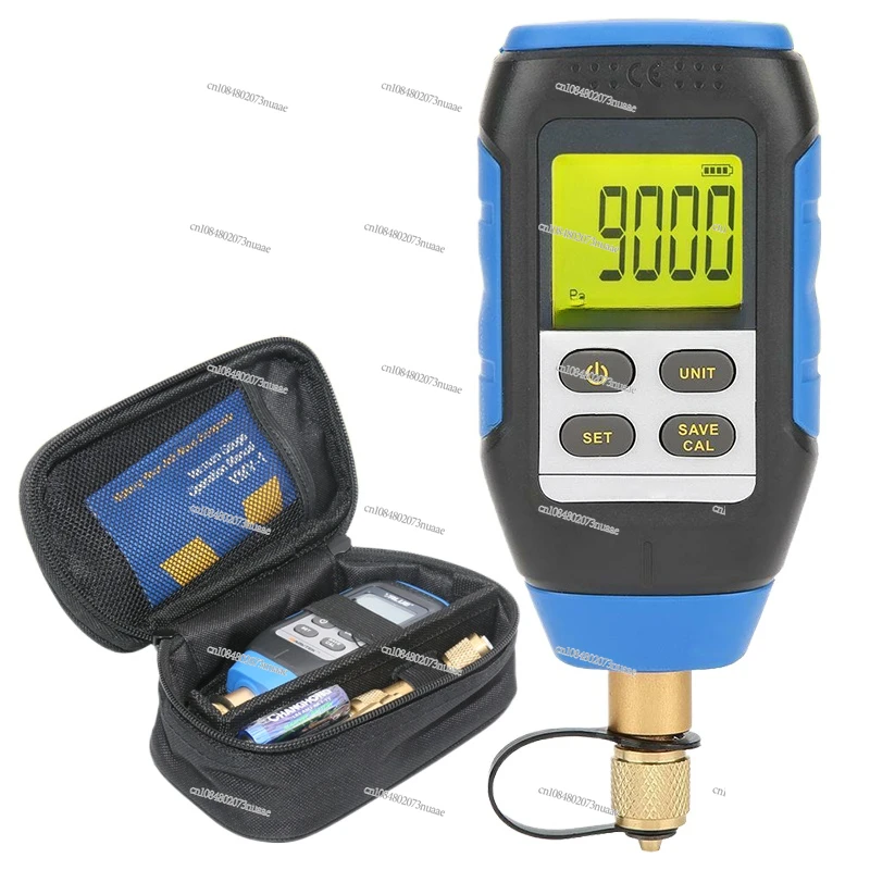 VMV-1 Digital Vacuum Gauge, Absolute Pressure Gauge Digital Electronic High Precision Pressure Gauge Digital Vacuum Gauge