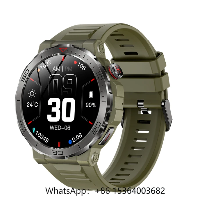 

TJXL-2024 MK68 High Quality BT Call Sport Smart Watch Amoled Outdoor Waterproof IP67 Blood Oxygen Monitoring for IOS Android Pho