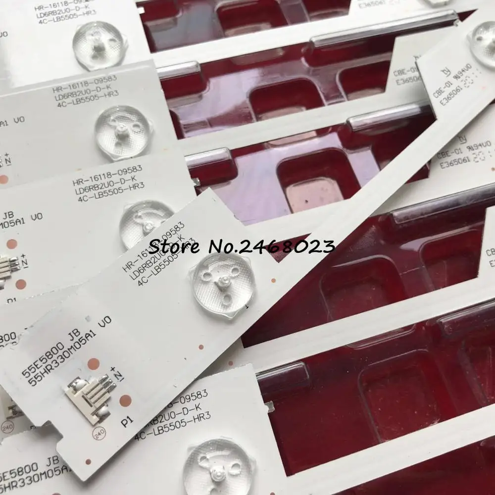 LED Backlight Strip For L55E5 55FA3213 55UA6406 B55A858U B55A558U D55A561U 55HR330M05A1 55HR330M06A1 TMT_55E5800_10X6_3030C_6S1P