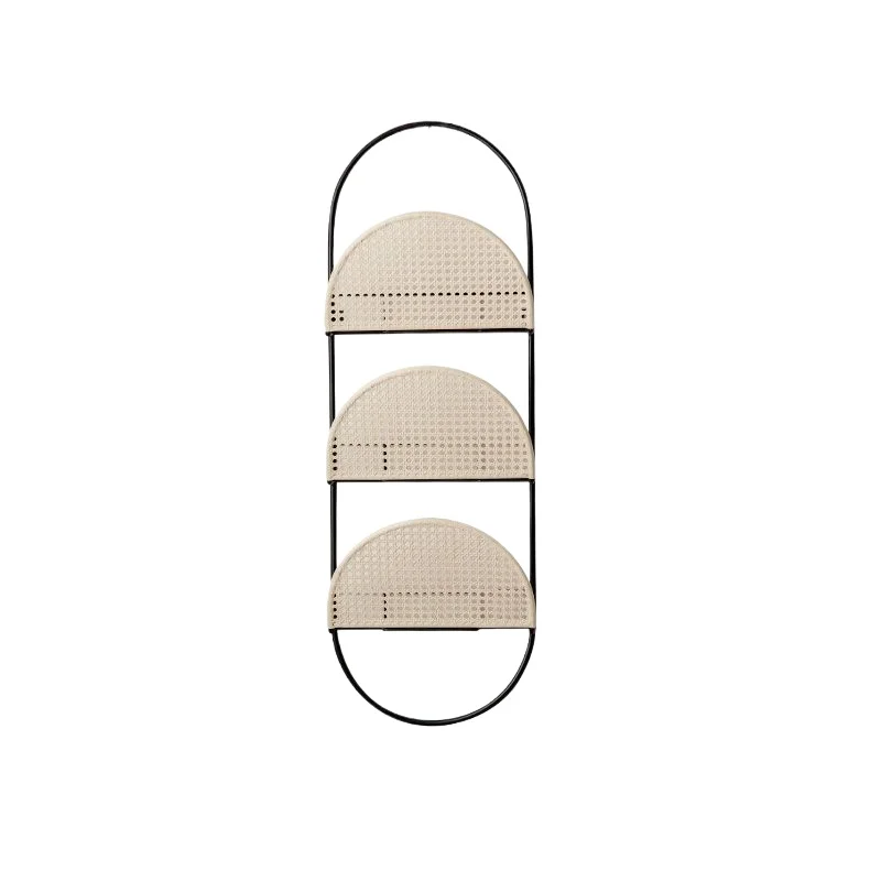 

entrance storage shelf wall-mounted storage magazine rack wrought iron bookshelf newspaper