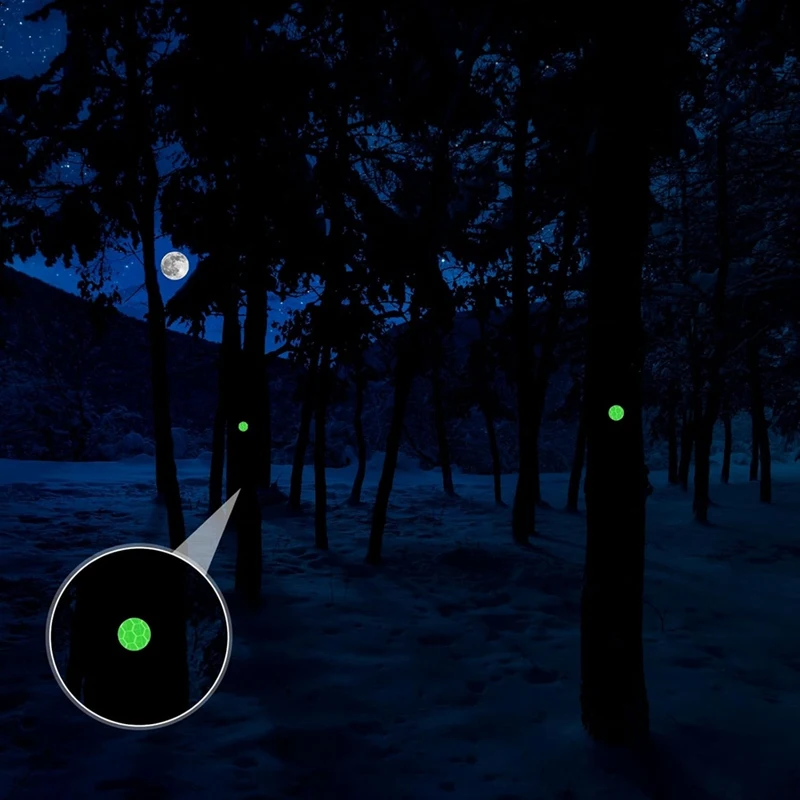 Hot-A39R-100 Pcs Reflective Tacks Trail Marking Tacks Reflective Trail Tacks Glow Tacks Reflective Trail Markers Mark Trail