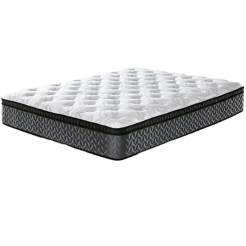 

King queen double size 7 zone pocket spring bedroom Matratze mattress hybrid gel memory foam pocket spring mattress