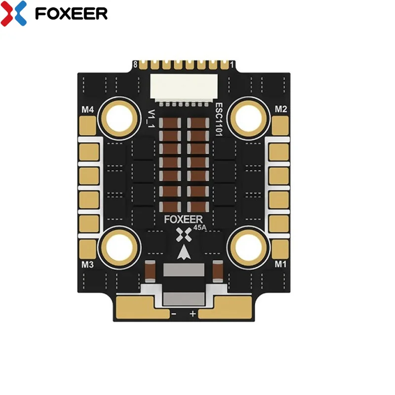 

Foxeer Reaper F4 Mini 128K 45A BL32 4 в 1 ESC 20*20 мм M3 3-6S BLHeli32 DShot150/300/600/MultiShot/ OneShot для FPV Racing