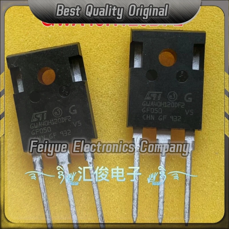 5PCS-20PCS  STGW40H120DF2 GW40H120DF2  TO-247 1200V 40A  Best Quality Imported Original