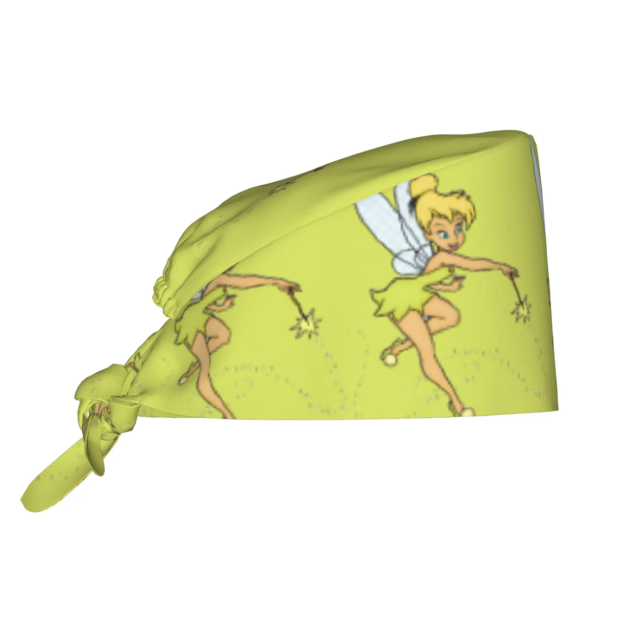 Custom T-Tinker Anime Bell Cute Cartoon Working Cap Surgical Hats Men Women  Operating Room Cap Operator Hats Lab Works Hat