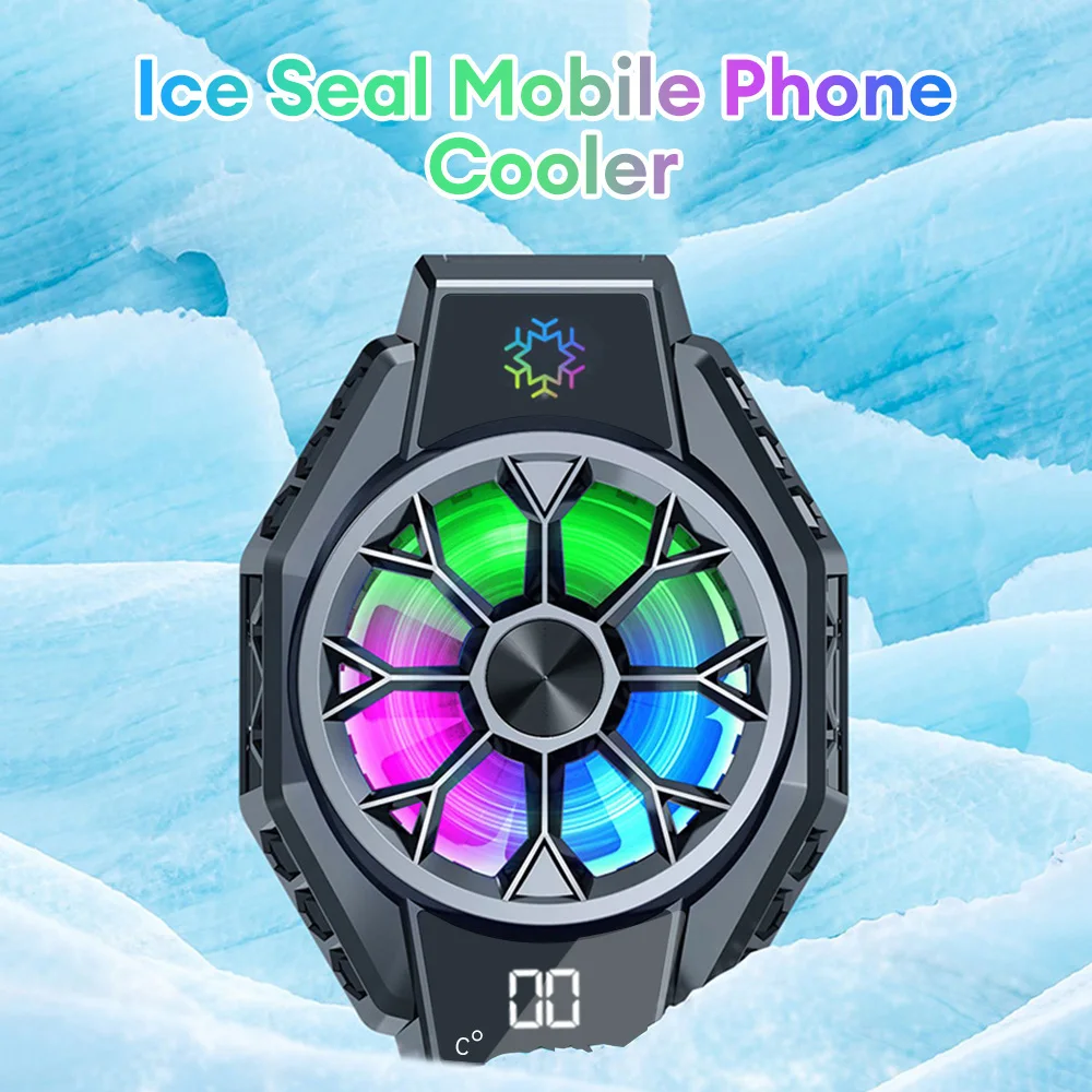 X9 Back clip live phone Mobile Phone Cooler Cooling Fan Radiator For PUBG Phone Cooler System Cool Heat Sink For Cellphones