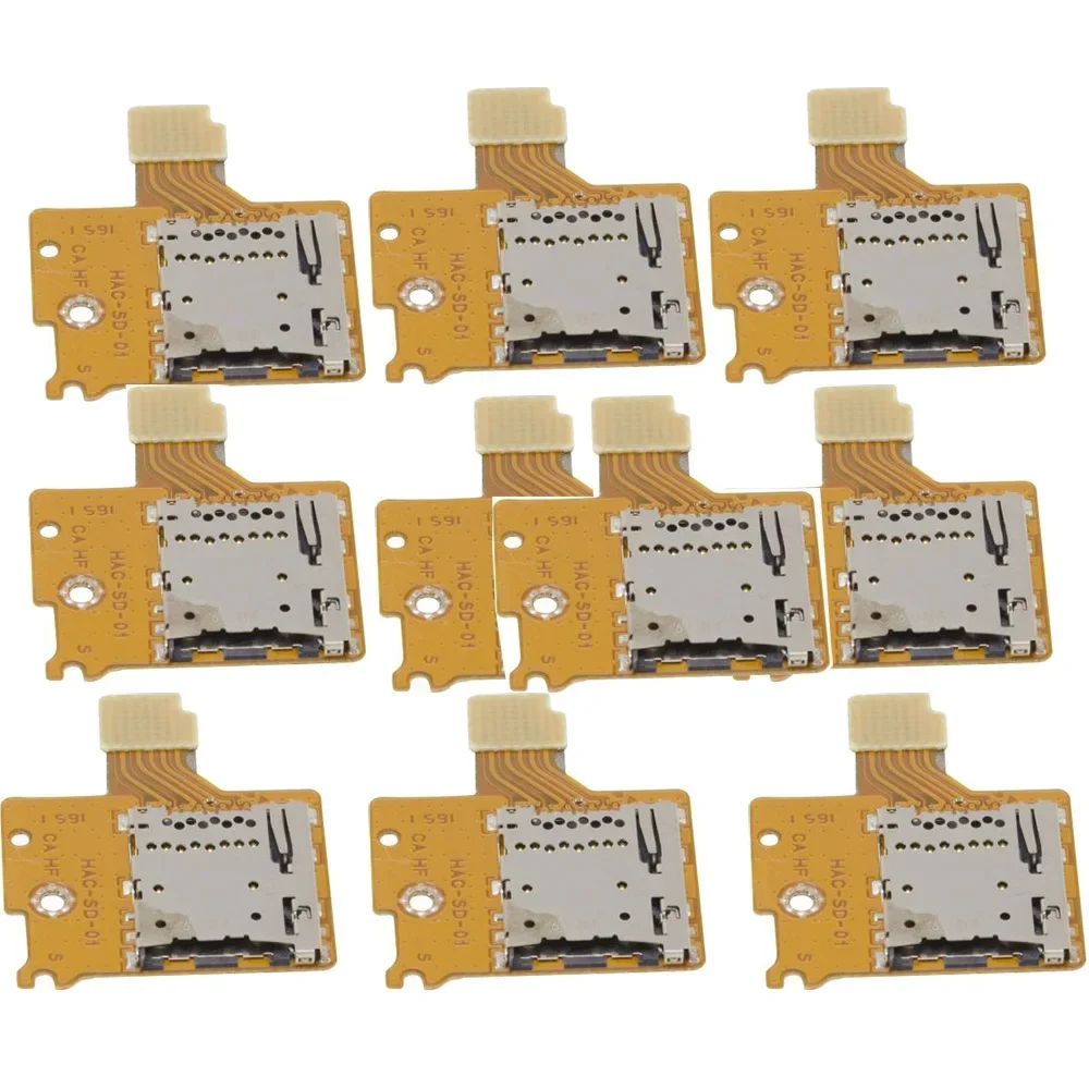 10pcs Replacement for Nintendo Switch Replacement Micro Sd Card Reader Port