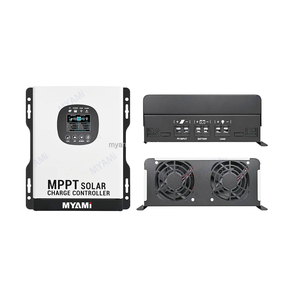 Myami Auto Mppt Solar Charge Controller 24v/36v/48v Compatible 120a 480v Pv For High Voltage Batteries 120v192v