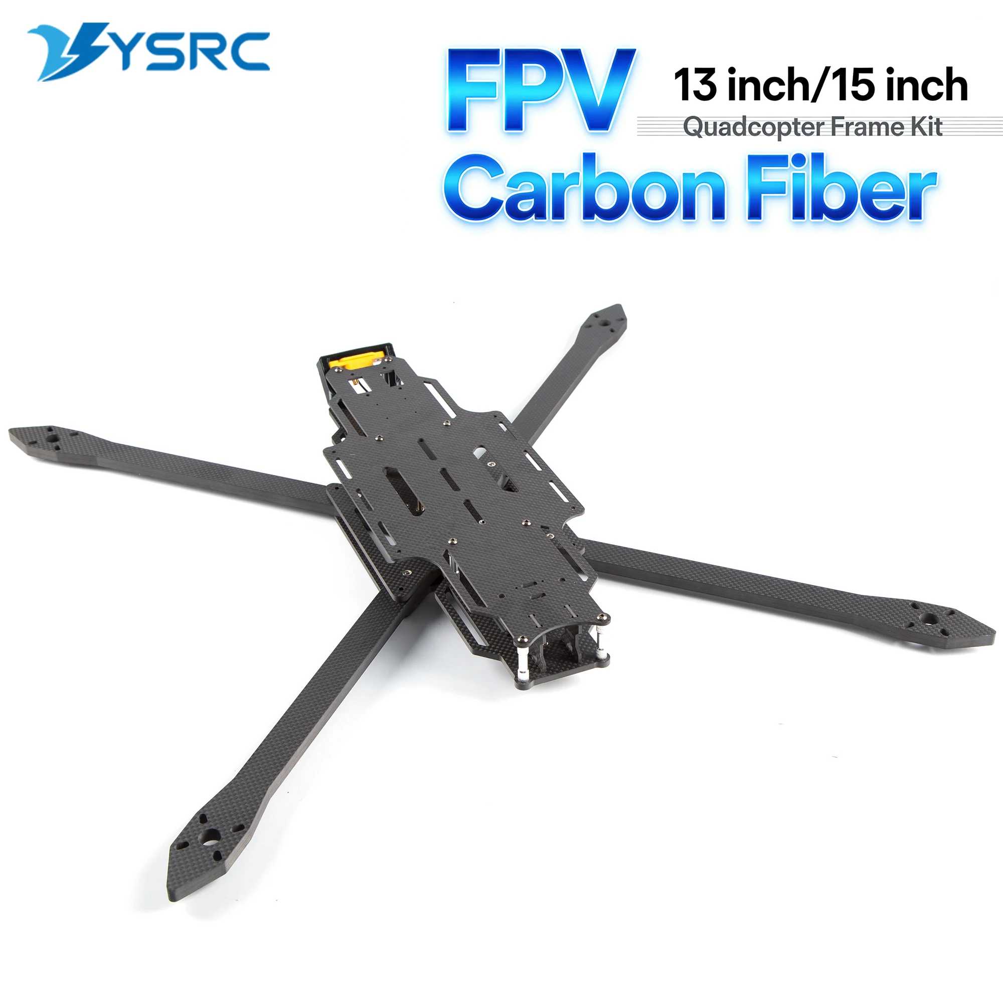 

FPV Quadcopter Frame 13inch 593mm /15inch 647mm Carbon Fiber Frame Kit Load 6KG for DIY FPV Freestyle RC Racing Drone Models
