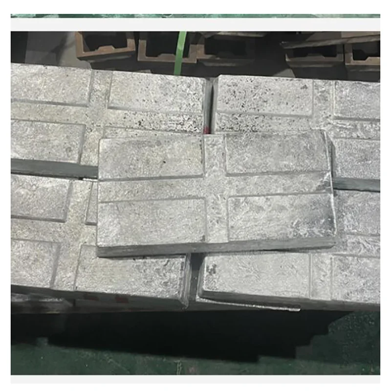 99.995% Pure Zinc Ingot Block For Castings 1kg