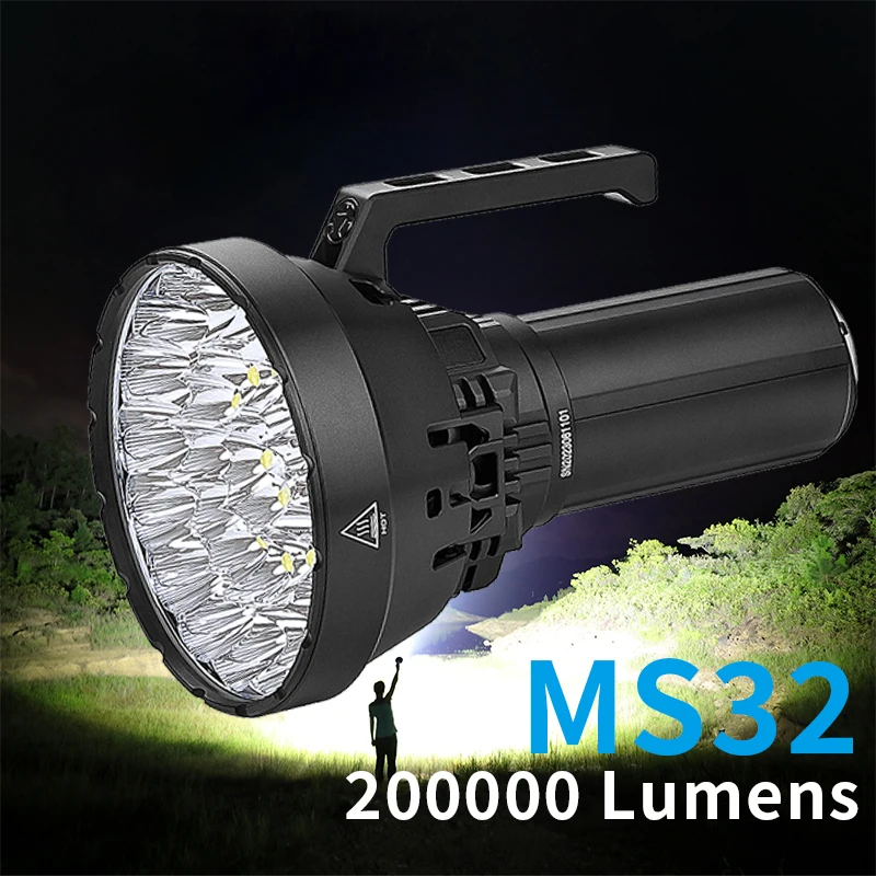 

IMALENT MS32 200000 Lumens Strong Light Flashlight Long-Range Super Bright Rechargeable for Outdoor Adventure Emergency Rescue