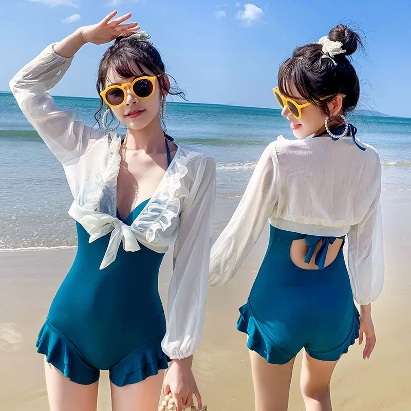 Hot and Spicy Women's Steel Support Swimsuit Sexy Slim Fit Two-piece Set with Clever Design Perfect for Vacation and Swimming