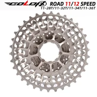 GOLDIX-Cassette ultraligero para bicicleta de carretera, CNC, 11/12 velocidades, k7, 11S, 12S, 28T/32T/34T/36T, piñón de Cassette para SHIMANO HG