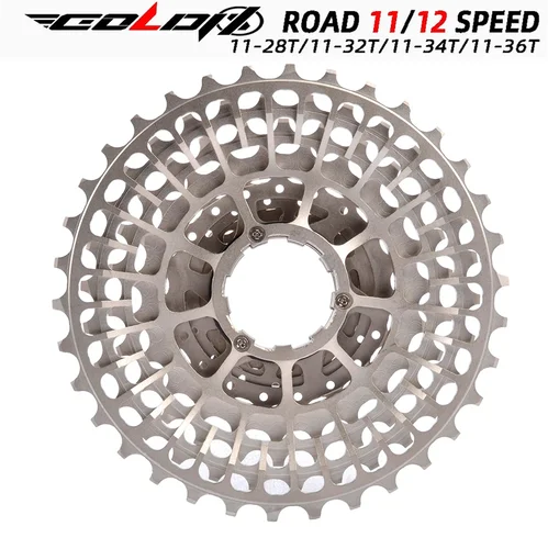 GOLDIX-Cassette ultraligero para bicicleta de carretera, CNC, 11/12 velocidades, k7, 11S, 12S, 28T/32T/34T/36T, piñón de Cassette para SHIMANO HG