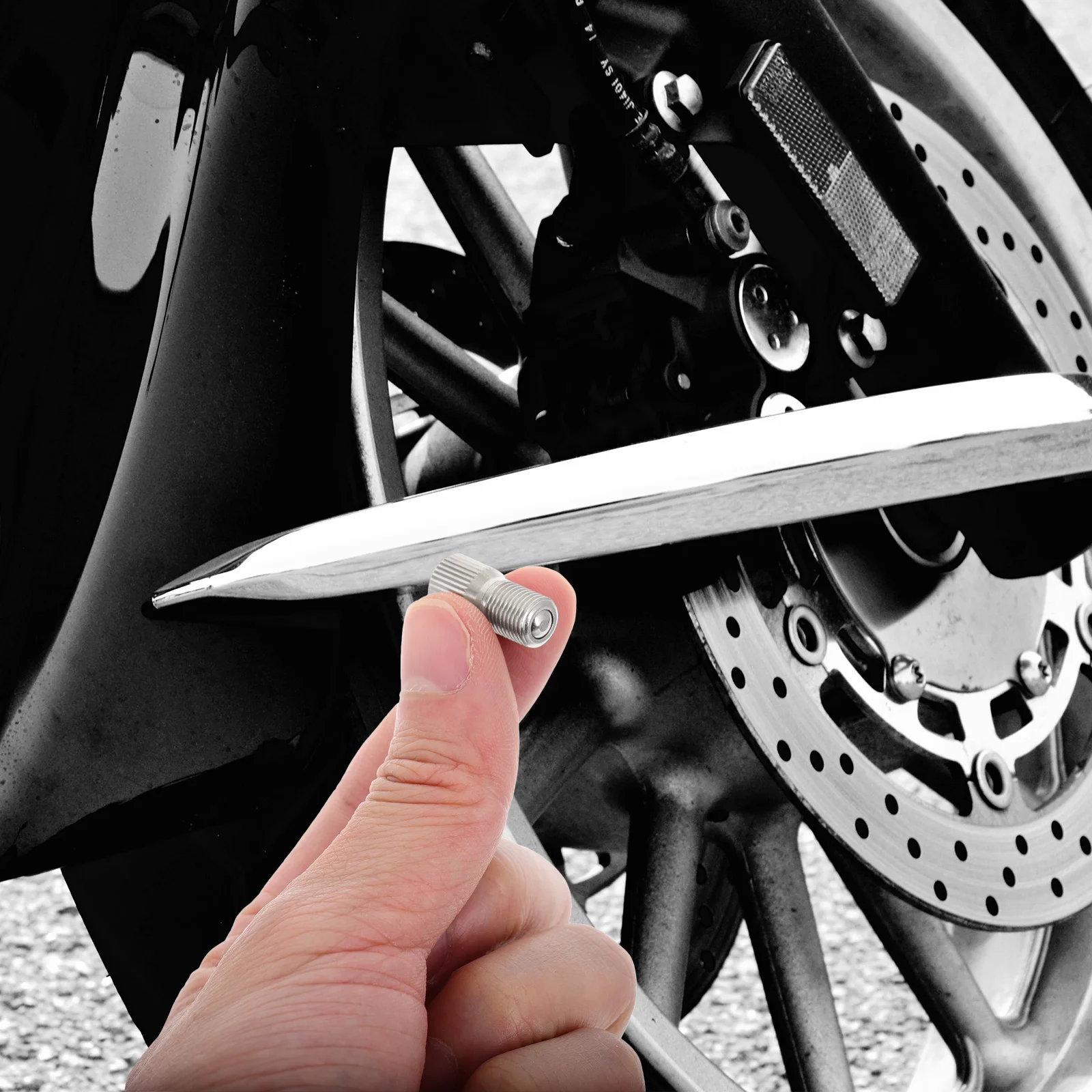 

Inflatable Valve Stem Adapter for Car Tires Wheelbarrow Plated Copper Silver Tire Inflator Accessory Cover