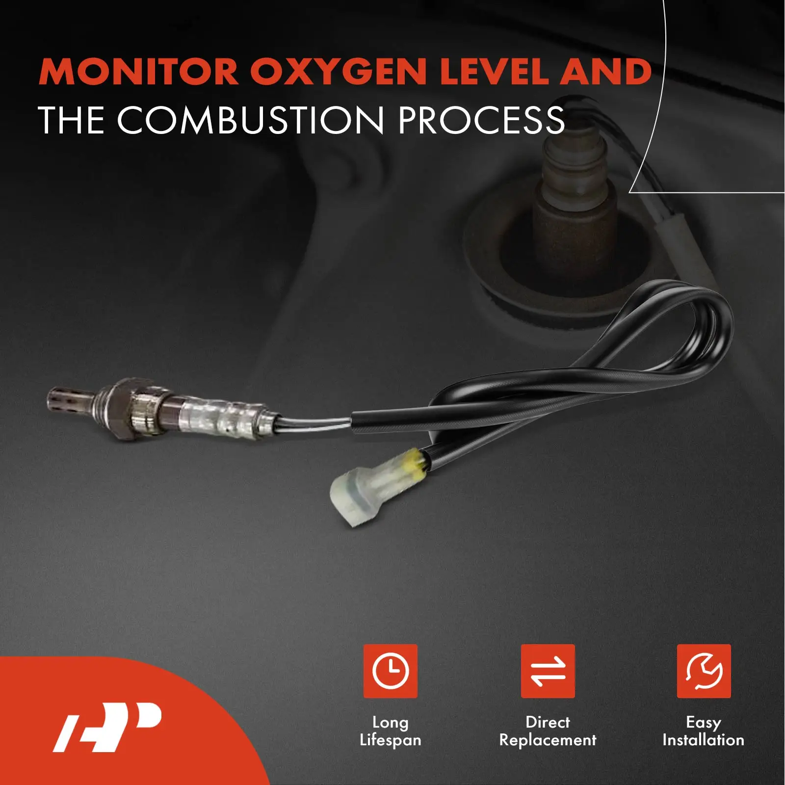 A-Premium O2 Oxygen Sensor with 4-Blades Male for Honda NT700V 2010 ST1300 2003-2010