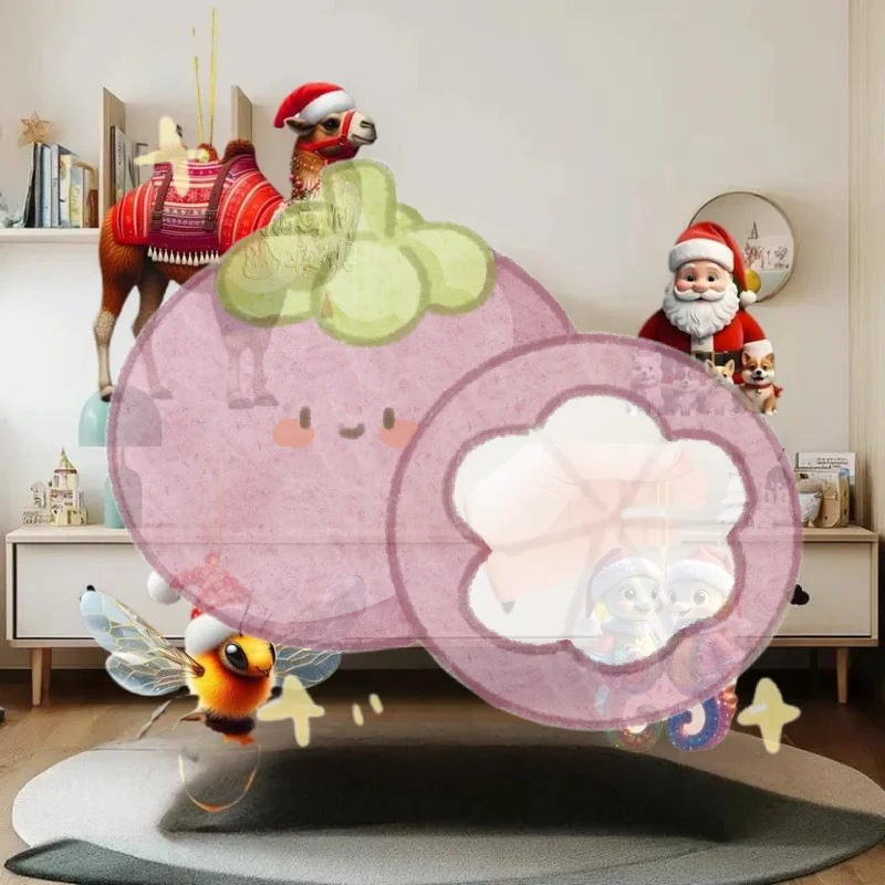 Colgante de árbol de Navidad 2D, adornos colgantes de árbol de Navidad acrílico plano 2D, decoración del hogar de dibujos animados, regalos de Navidad de Año Nuevo