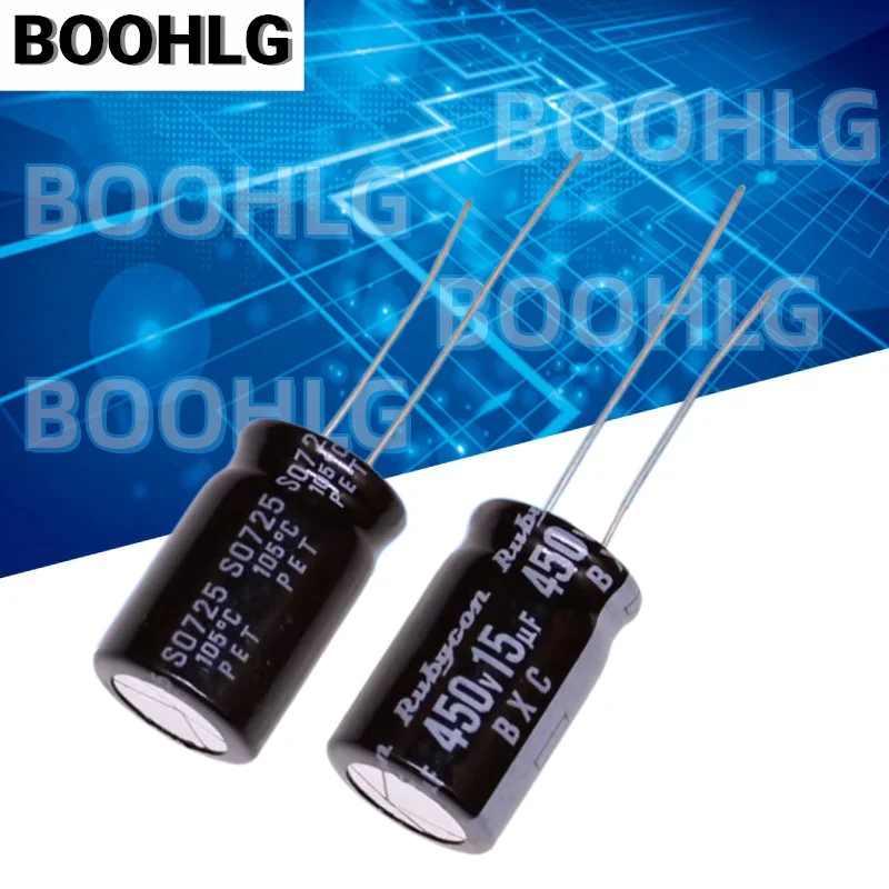 10pcs imported electrolytic capacitor 450v 15uf 12.5x20 bxc high frequency and long life