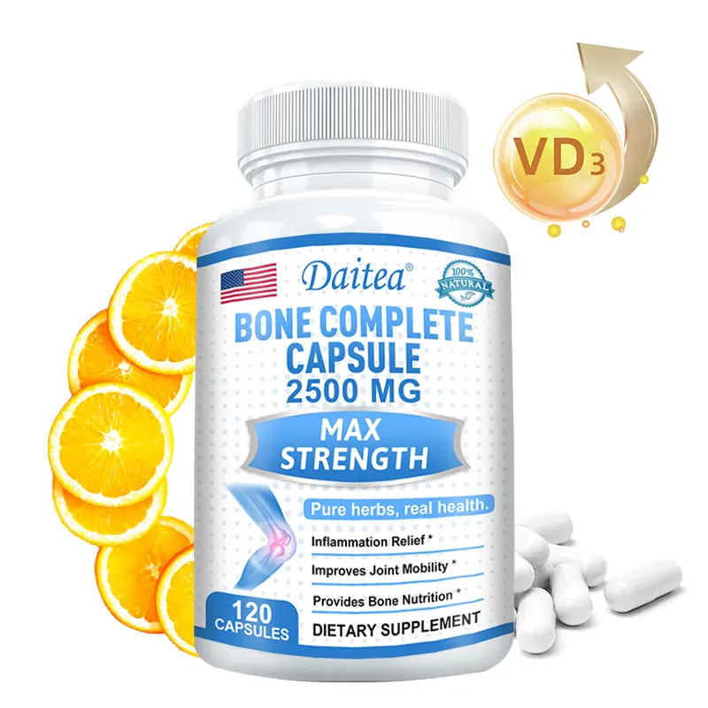 

Collagen Bone Capsules, Containing Calcium, Vitamin C and Magnesium, Help Bones and Joints, and Strengthen Nails and Skin