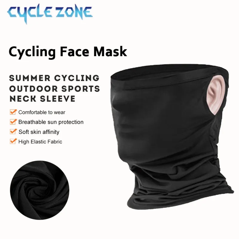 Cycling Face Mask UV Protection Breathable Windproof Motorcycle Scarf Outdoor Fishing Training Sport Neck Scarf Bike Equipment