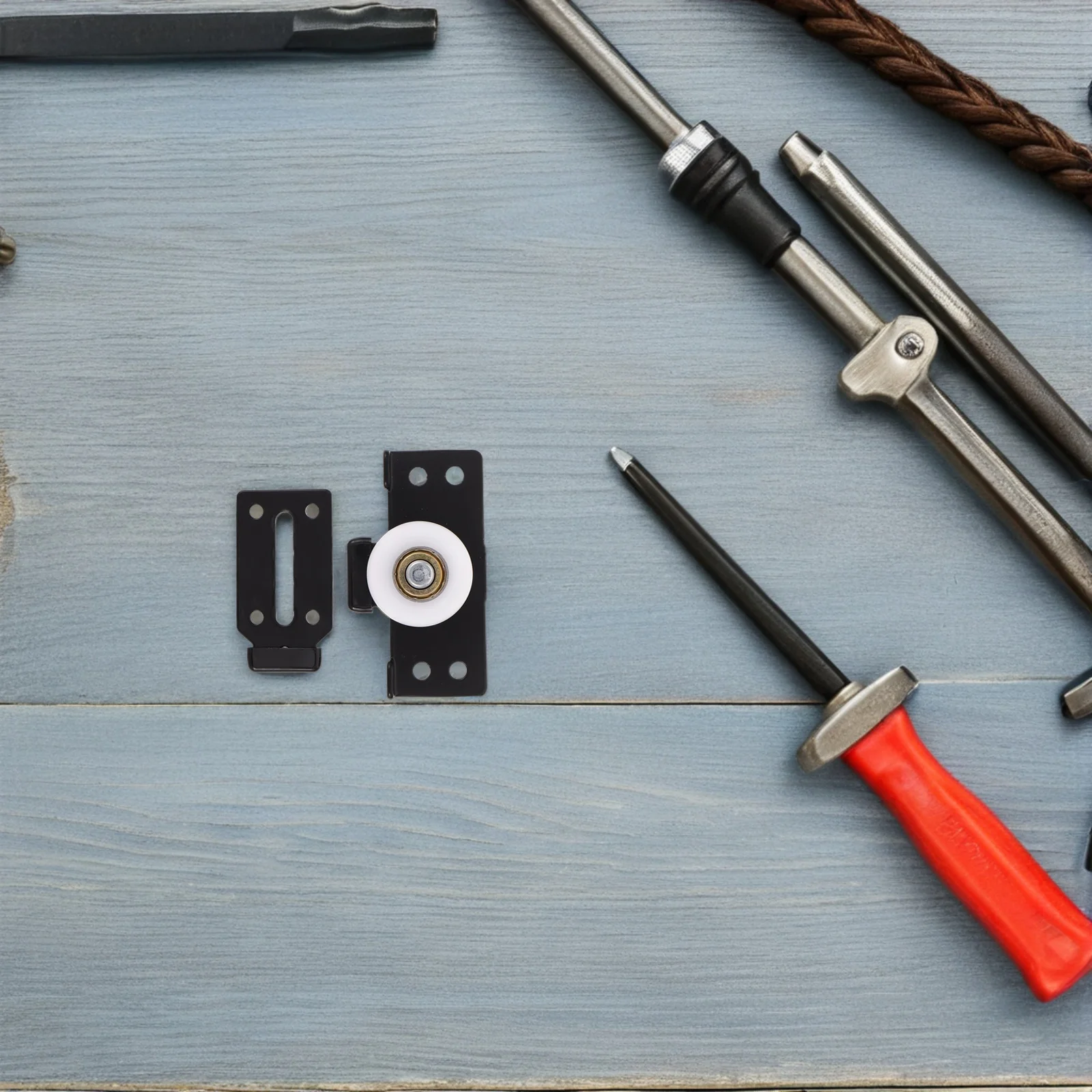 

5 pcs Silent Sliding Door Roller Set Smooth Quiet Bearing Wheels For Wardrobe Closet Cabinet Hardware Replacement Heavy Duty