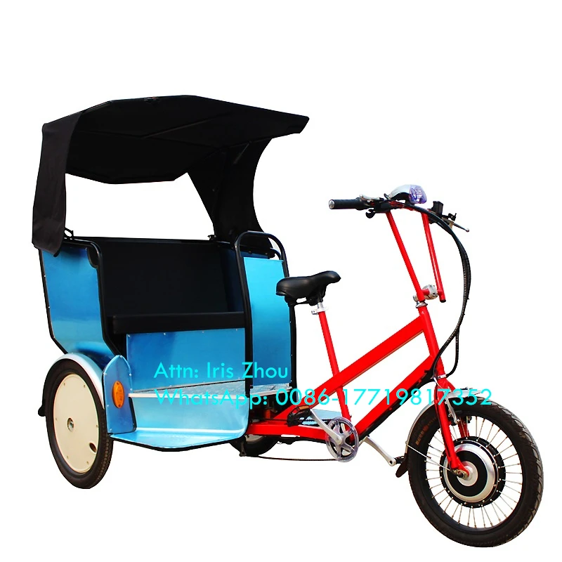 

Hydraulic shimano 6 speed sightseeing auto battery pedicab rickshaw for tourism