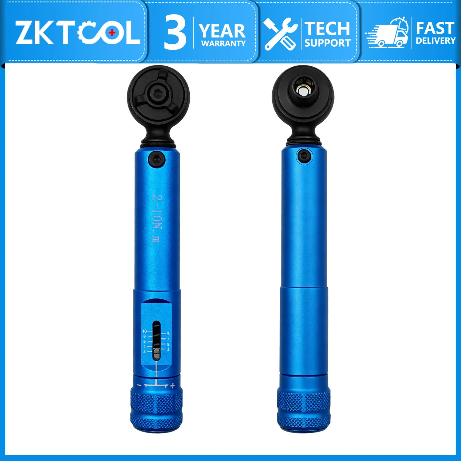 2-10Nm Mini Preset Torque Wrench Dual Direction Adjustable Click Bike Bicycle Repair Spanner Hand Tool For Gauge Indicator Blue