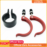 Official Zero 10X Zero 11X Locking Clip Qucik Release Part Vertical Stem Folding Clamp Lock/ Lock Hook for Zero 10X/11X Scooter