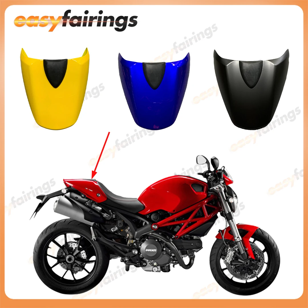 

Fit For Ducati Monster 696 795 796 2008-2014 / 1100 1100S 2009-2011 ABS Plastic Motorcycle Rear Seat Cover Cowl Solo Fairing