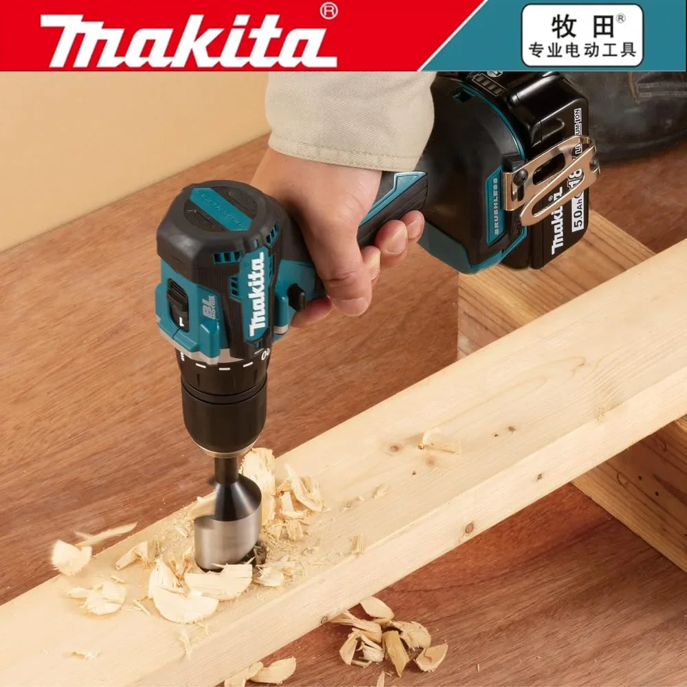 

Makita DDF487 18V Cordless Brushless Electric Drill Driver Compact High Torque LXT Electric Variable Speed Brushless Motor Tool