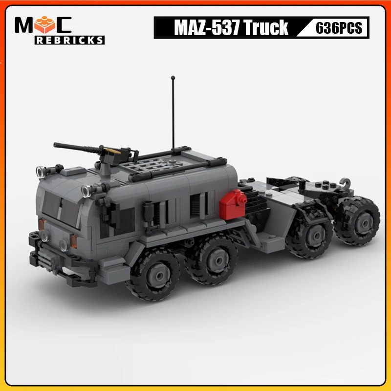 WW2 Military Serie US Army M1120 Heavy Expanded Mobility Tactical Truck MOC Building Blocks M985 HEMTT Vehicle Model Bricks Toys