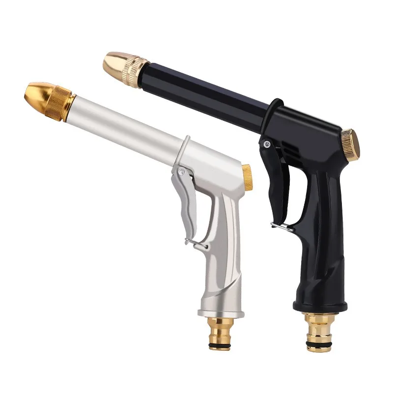 High Pressure Metal Water Gun Car Wash Spray Nozzle Household Garden Irrigation Washing Tool