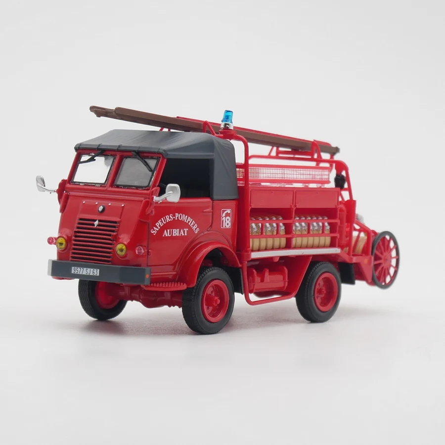 Diecast Ixo 1:43 escala Renault R2087 Renault motor de bomberos francés coche en miniatura de aleación juguete coleccionable regalo recuerdo adorno de exhibición