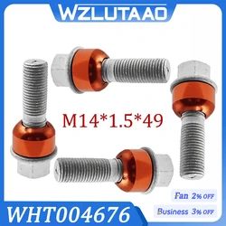 1/4/5 M14*1.5*49 WHT004676 Wheel Lug Bolt For Porsche Cayman Panamera Boxster Cayenne 911 991 997 970 987 9YB 92A WHT 004 676