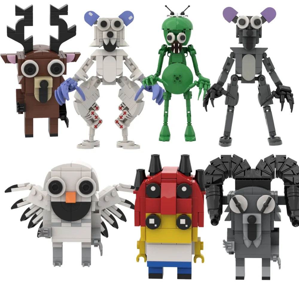 

New 99 Nights Forest 99 Nights Building Block Game Peripheral Toys Forest Deer Doll Building Block Toys