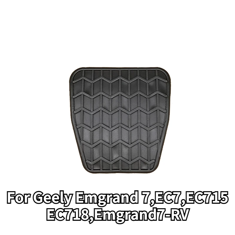 1 Pair Car Pedal Pad Rubber Covers Brake Clutch Pedal Pad Cover Protective Case For Geely Emgrand 7,EC7,EC715 EC718,Emgrand7-RV