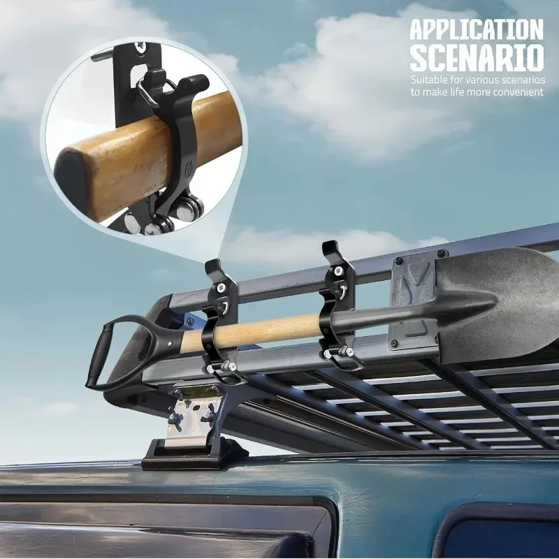 2 Buah Kit Pemasangan Lepas Cepat untuk Rak Atap - Dapat Dipasang di Dinding Baru