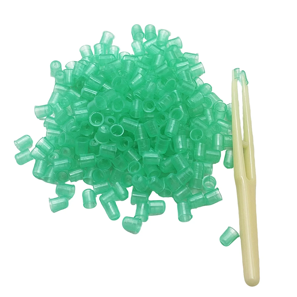 1000PCS Soft Resin Bee Queen Birth Control Sleeve Spacer Universal Bee Oviposition Limiter Beekeeping Supplies Beekeeping