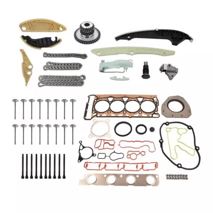 

Timing Chain Gasket Set Intake Exhaust Valves Kit for Audi VW Jetta 2.0 TSI 06K109158AA 06H109158H