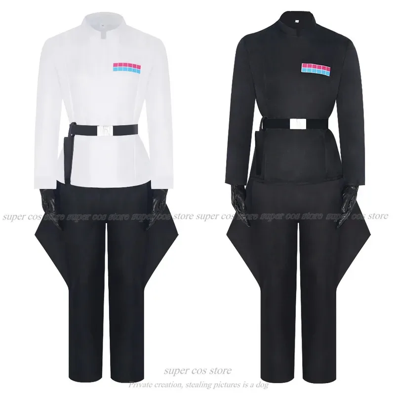 CyMovie Guerre Stellari Orson Krennic Косплей Костюм Белая Одежда Плащ Брюки Костюм Императорская Официальная Униформа Для Ролевых Игр Хэллоуин