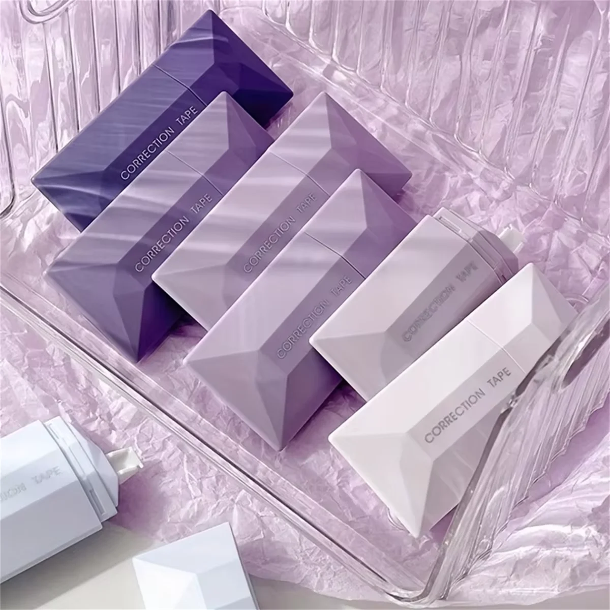 WQN 귀여운 오류 교정 테이프, 학생 오류 지우개 테이프, 펜 유형 학교 사무용품, 창의적인 문구, 팩당 6 개, 5mm * 6m