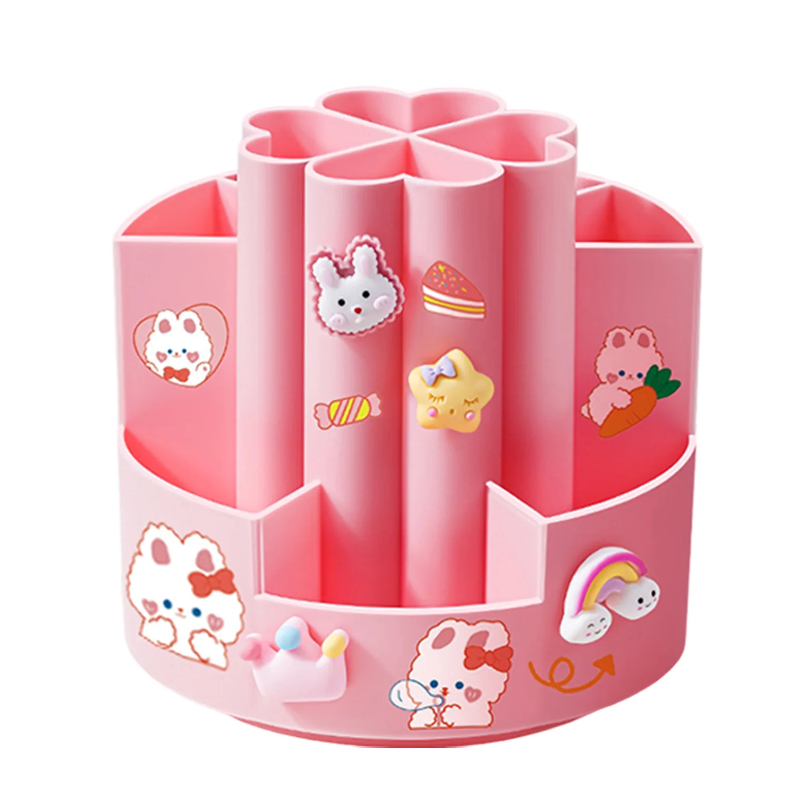 Rotatin Holder Storage Box Multifunctional Desktop Storage Box for Children Kids Boys Girls