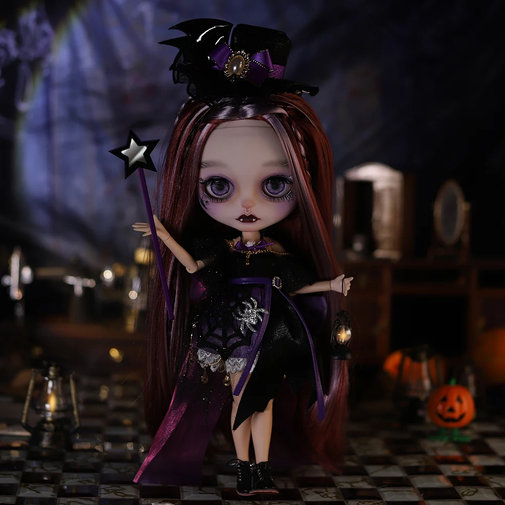 ICY DBS Blyth kostum tema Halloween, kostum SD gadis Anime mainan beragam liburan bjd labu 1/6