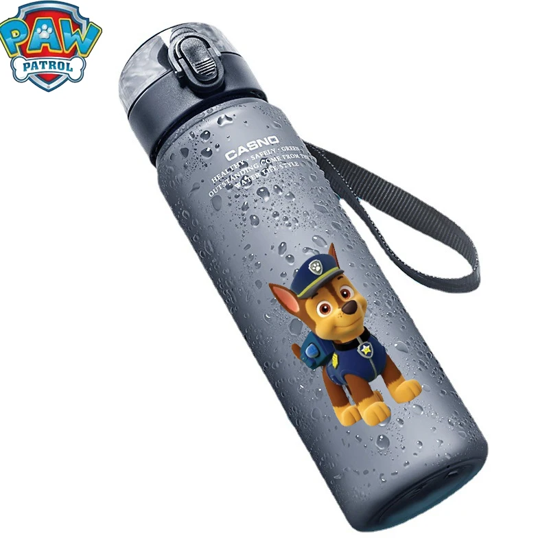 560Ml Paw Patrol Water Cup Children Sports Water Bottle Anime Figure Chase Outdoor Plastic Portable Water Cup Boys Girls Gifts