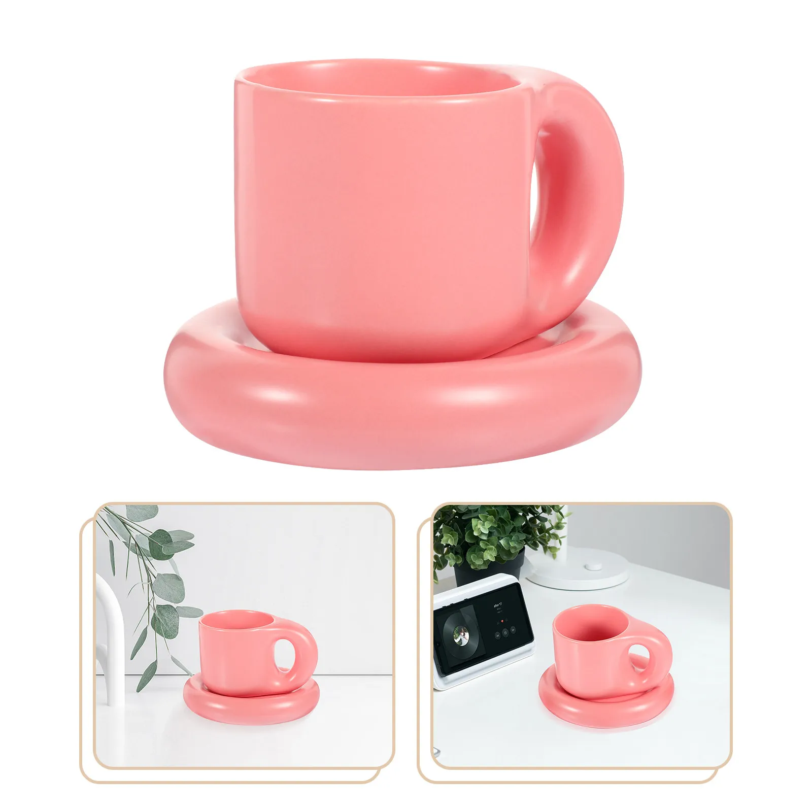 

Ceramic Coffee Cup Set Retro Household Drinking Mug Water Cup for Home Office Restaurant Coffee Tea Latte Ceramic Mug