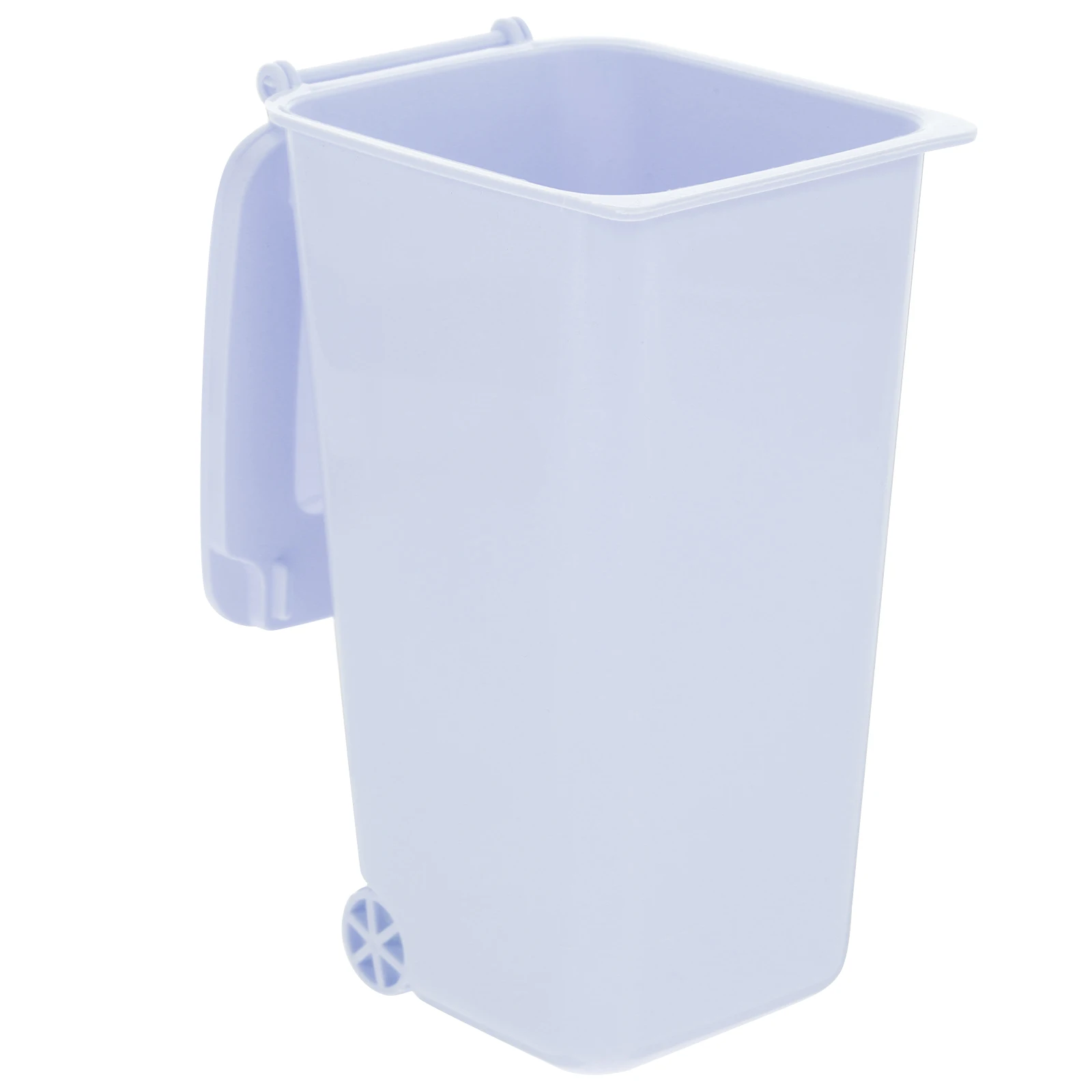 

Desktop Storage Box 1 Mini Trash Can Pen Holder Blue Small Dustbin Organizer for Desk Kitchen Table Student Office