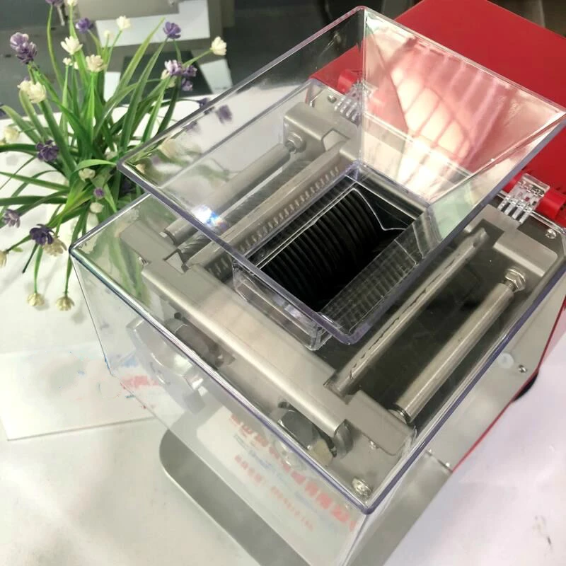 850 W Kommerzieller Fleischschneider für Zuhause, automatischer Zerkleinerungsschneider, Würfelmaschine, elektrischer Multifunktions-Rotfleischwolf