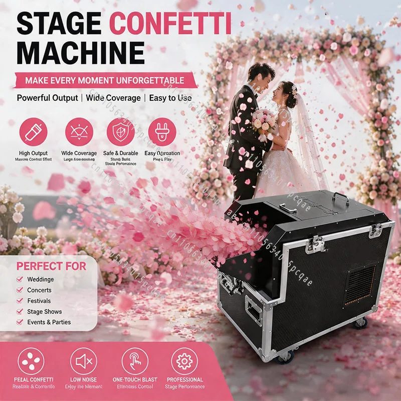 Electric Colored Paper Blower with DMX for Music Festival Special Effects
