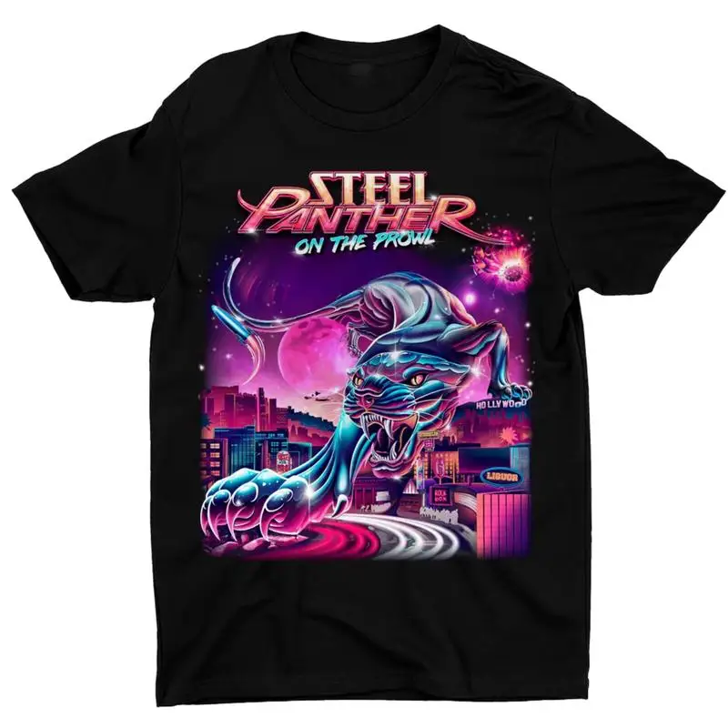 T-shirt avec Album Steel Panther On the Prowl, toutes tailles, U691, nouvelle collection