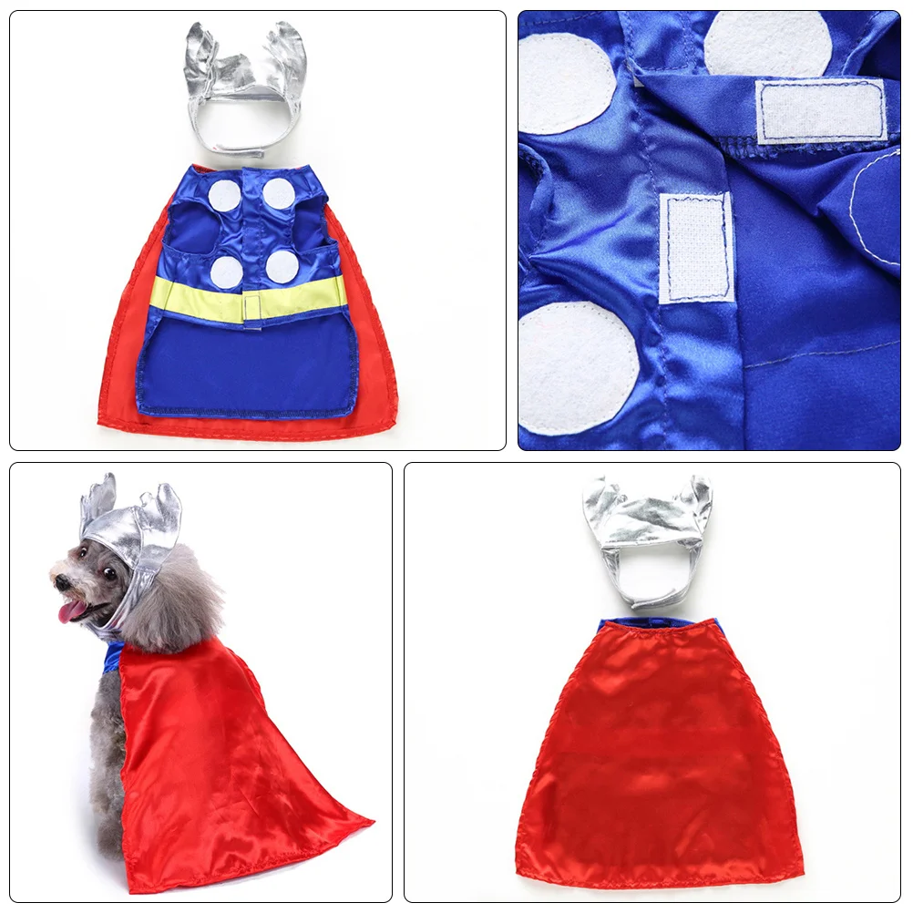 

Cape for Dog Pet Costume Daily Halloween Clothes Funny Suit Habit Small Animal Summer Puppy Outfits